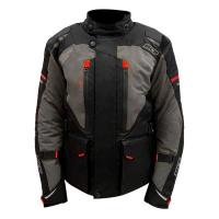 Мотокуртка туристическая MCP Downhill Men Jacket серо-красная