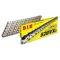 Цепь DID 525-126 VX3 Pro-Street Gold&Black X-Ring ZJ