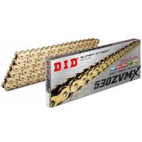 Цепь DID 530-124 ZVM-X2 Super Street Gold&Gold X-Ring ZJ