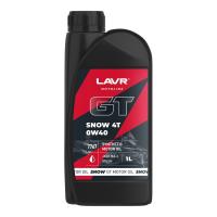 Масло моторное LAVR Motoline GT Snow 4T 0W40 (Синтетическое) 1л.