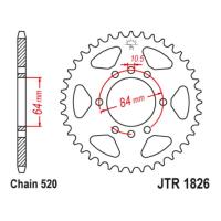 Звезда ведомая (задняя) JTR1826-46