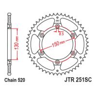 Звезда ведомая (задняя) JTR251-48SC