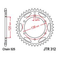 Звезда ведомая (задняя) JTR312-40