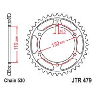 Звезда ведомая (задняя) JTR479-48ZBK
