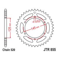 Звезда ведомая (задняя) JTR855-45ZBK