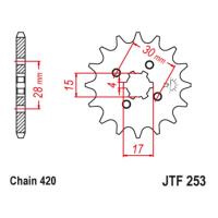 Звезда ведущая (передняя) JTF253-15