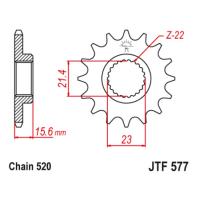 Звезда ведущая (передняя) JTF577-15RB