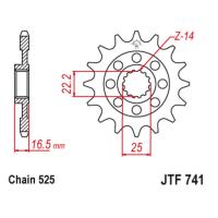 Звезда ведущая (передняя) JTF741-15RB