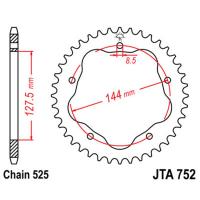 Звезда ведомая(задняя) алюминиевая JTA752-36