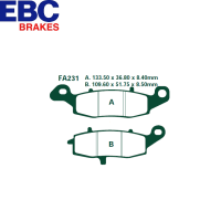 Тормозные колодки EBC FA231